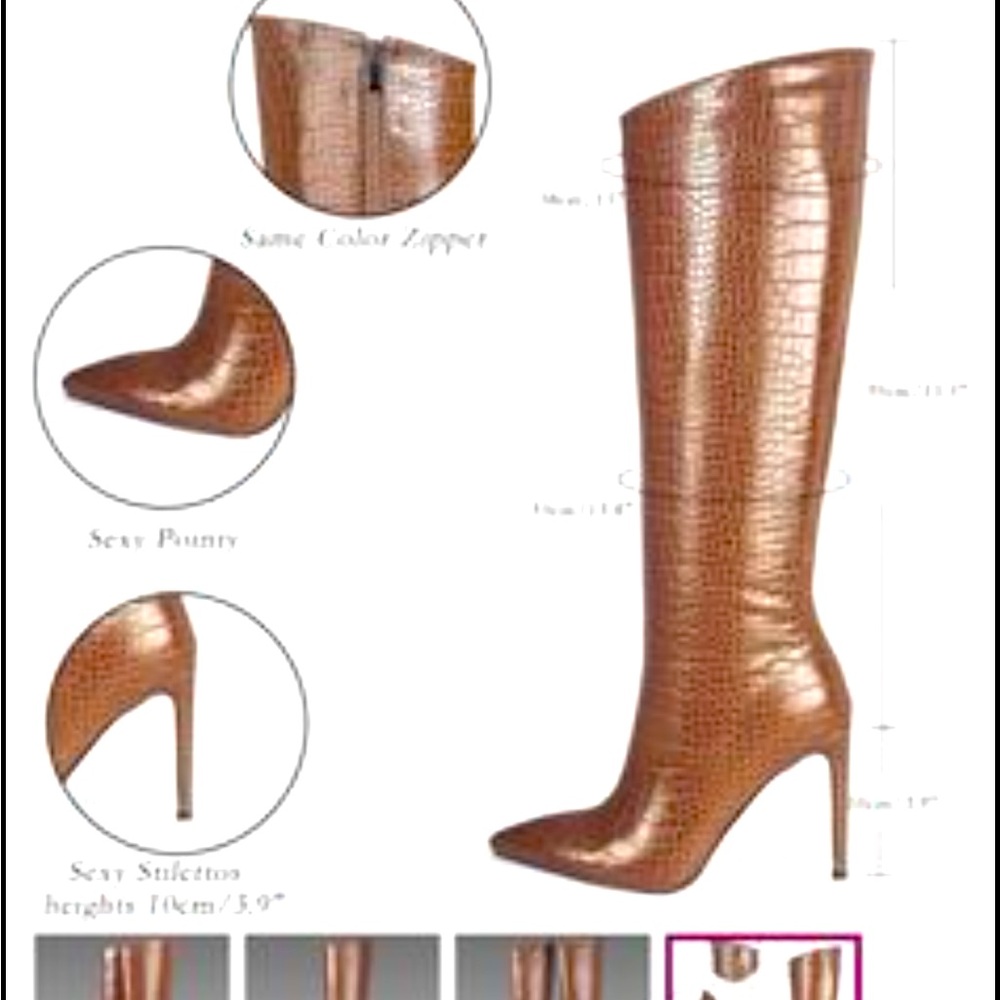 000490 Knee High Boots for Women